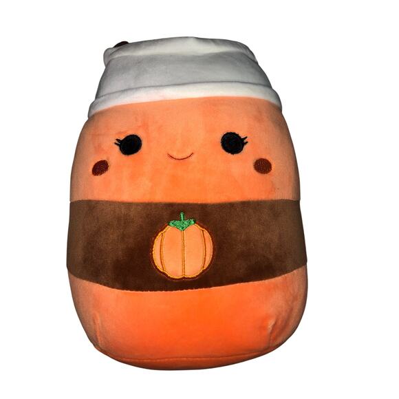 Pumpkin Spice Latte Squishmallow Paislynn Plush Fall Halloween 8" Orange - Picture 1 of 5